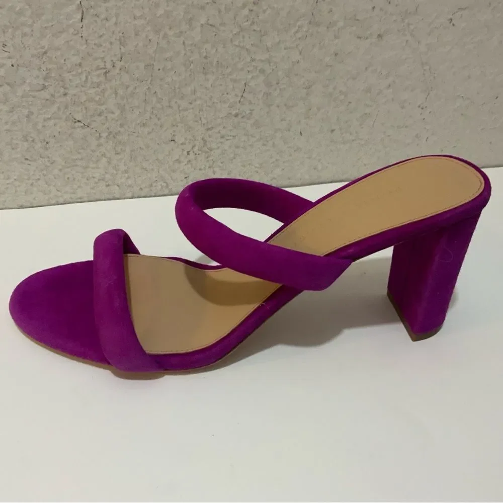 VERONICA BEARD Gauley Slide Sandal in Raspberry Purple, Size 9 Retail $325